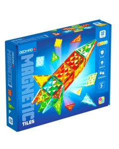 Geomag magnetske pločice Tiles Gems Rocket - 32 kom