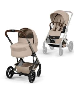 Cybex Balios S Lux set 2u1 (sa Cot S Lux košarom) 2026. - Almond Beige