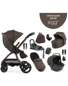 egg3® dječja kolica 10u1 - Chocolate Velvet
