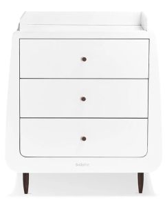 SnuzKot Skandi komoda za prematanje - White/ Ebony