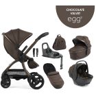 egg3® dječja kolica 6u1 - Chocolate Velvet