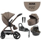 egg3® dječja kolica 4u1 - Mink