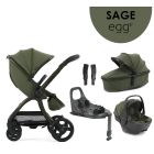 egg3® dječja kolica 4u1 - Sage
